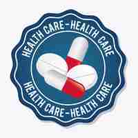 Free vector health care design