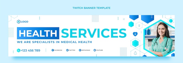 Медицинские услуги twitch banner