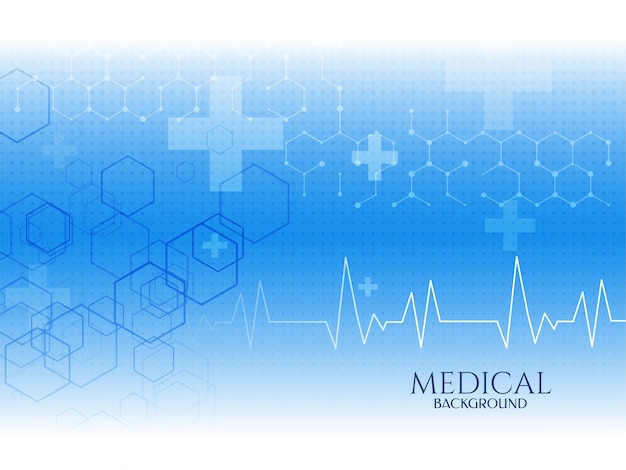 Healthcare blue color medical concept background