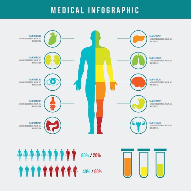 Infografica medica sanitaria