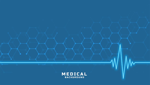 Healthcare and medical  with cardiograph line