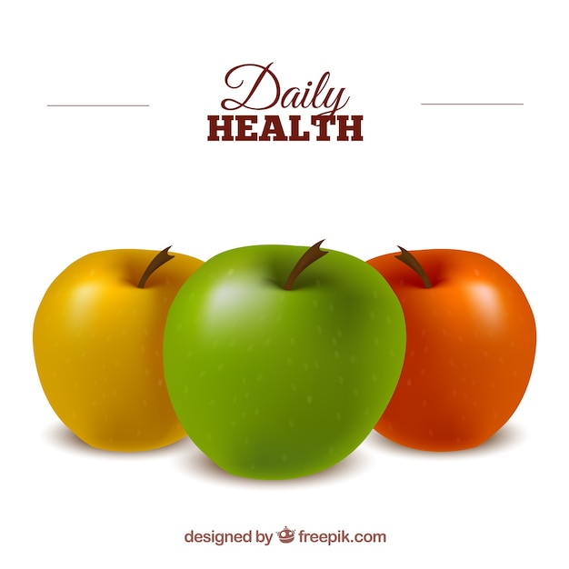Здоровые яблоки