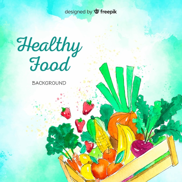 Healthy food background