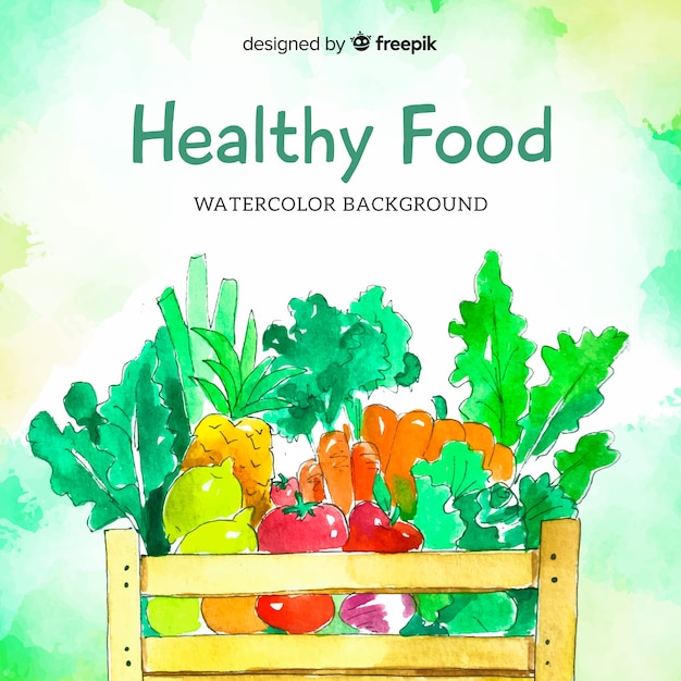 Healthy food background