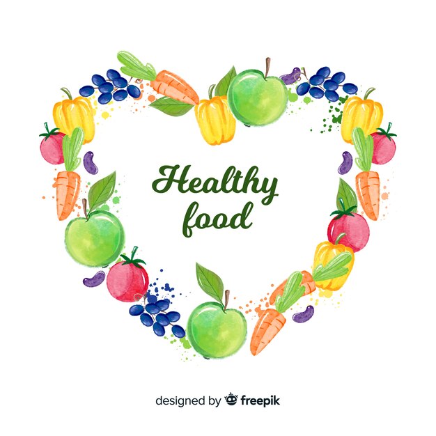 Healthy food background