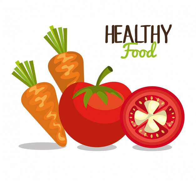 healthy food  design 