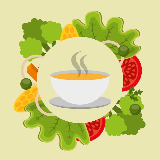 Free vector healthy food design