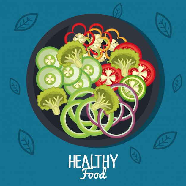 healthy food illustration 