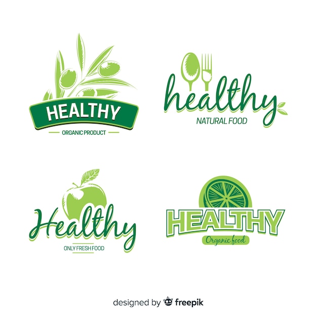 Логотипы здорового питания