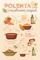 Free vector healthy recipe