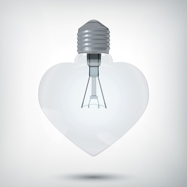heart 3d bulb
