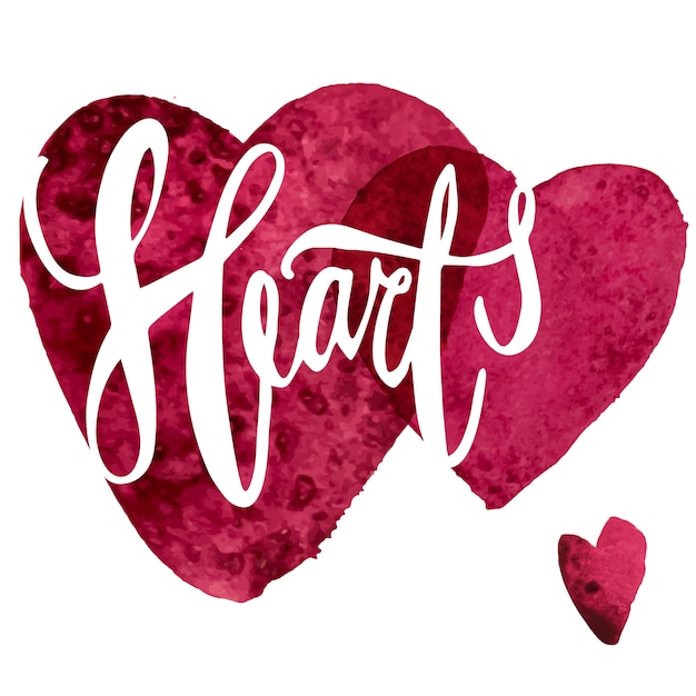 Free vector heart background design