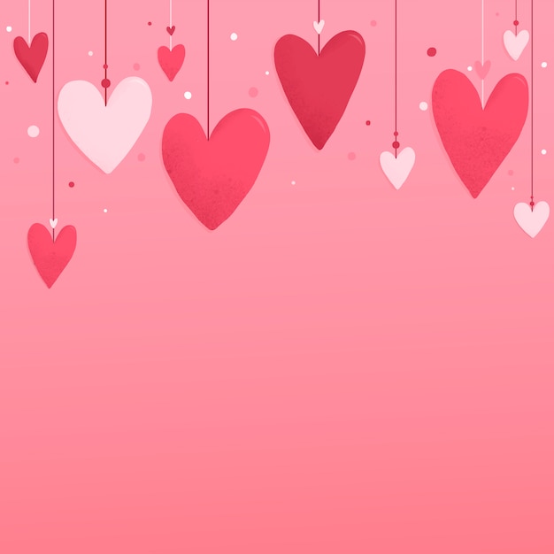 Heart background design