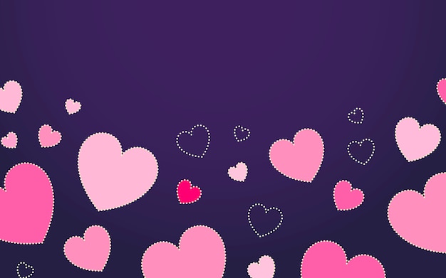 Free vector heart background