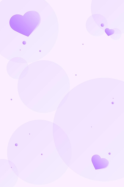 сердце пузырь узор фиолетовый фон