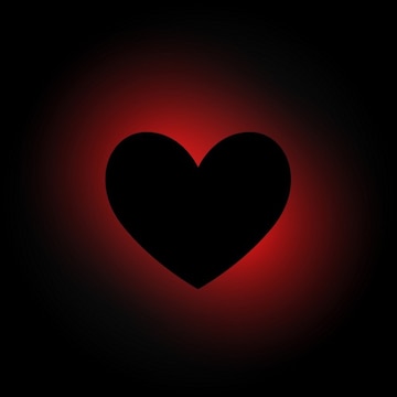 Free Vector | Heart in dark background