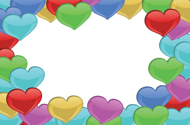 Heart-designed border