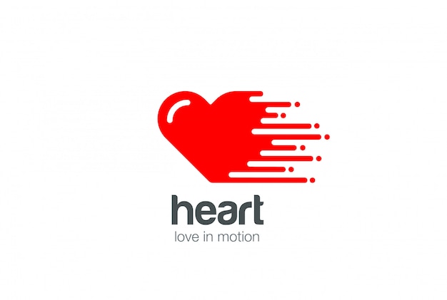 Heart Logo vector icon.