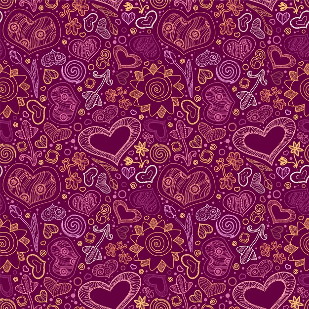 Heart pattern background