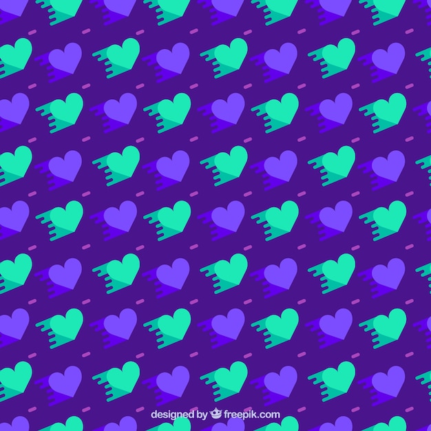 Free vector heart pattern background