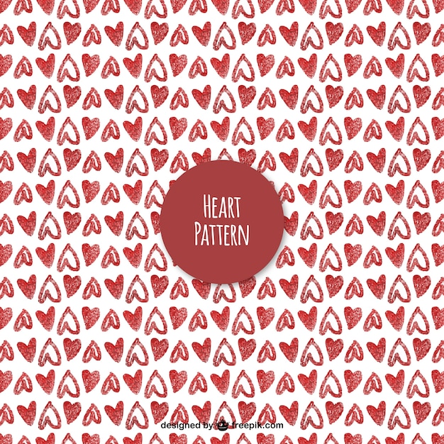 Бесплатное векторное изображение Дизайн сердце шаблон