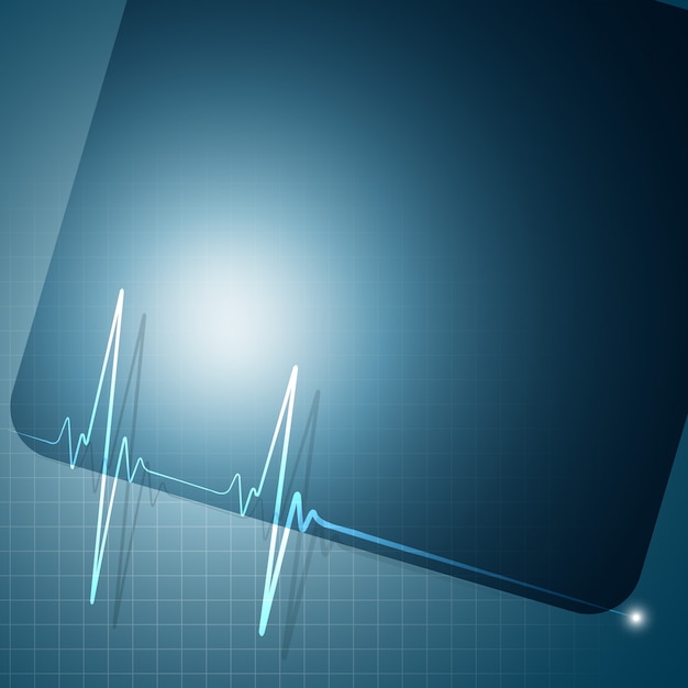 Heartbeat graph background