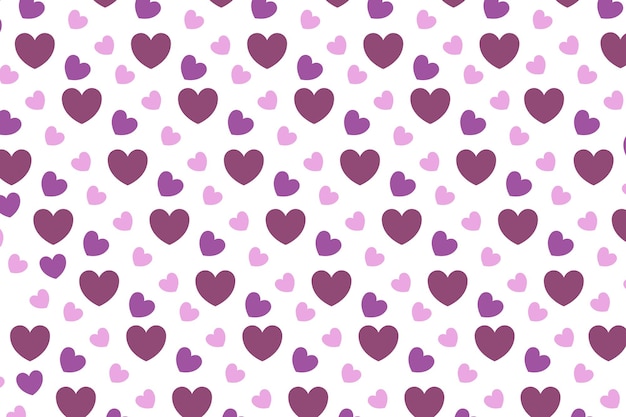 Бесплатное векторное изображение Фон сердечки