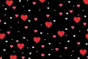 Free vector hearts black background