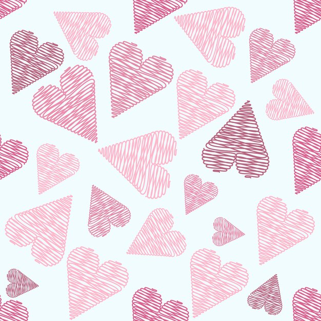 Hearts pattern background