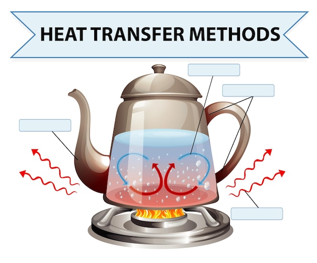 Free vector heat transfer methods worksheet