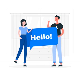 Free Vector Hello Comic Style Free Vector Hello Comic Style
