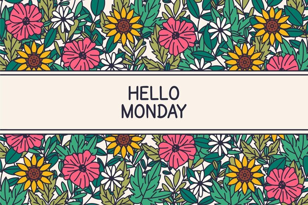 Hello monday - background