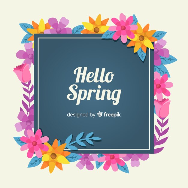 hello spring background