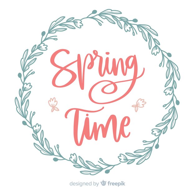 Hello spring background