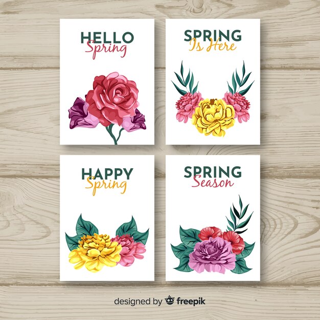 Hello spring card collection