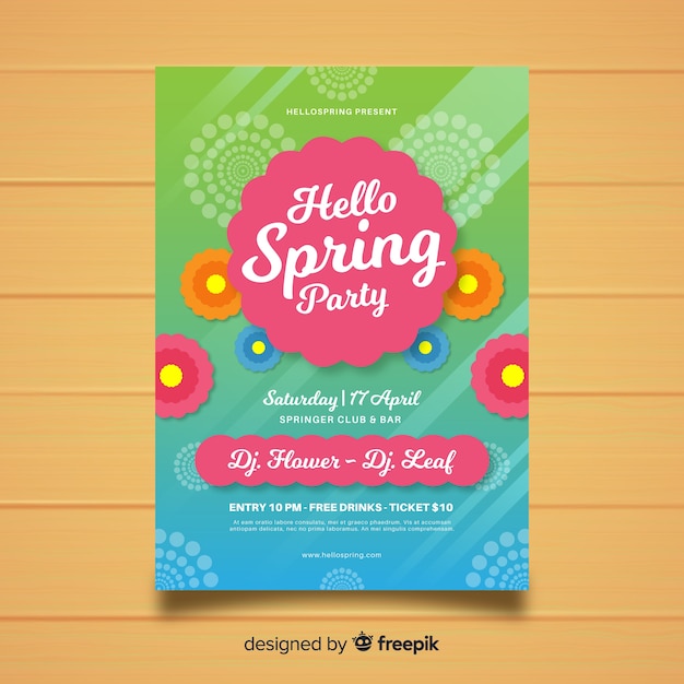 Hello spring party