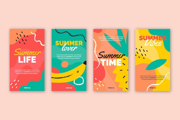 Hello summer instagram story collection