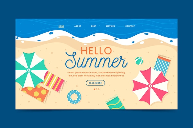 Ciao landing page estiva