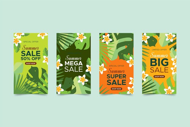 hello summer sale instagram story collection