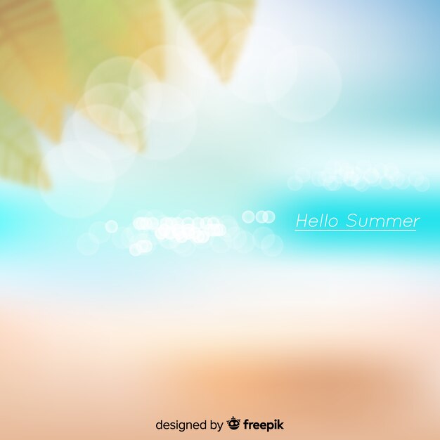 Free vector hello summer