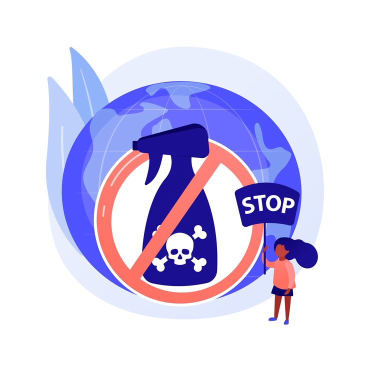 Free Vector herbicide ban abstract concept