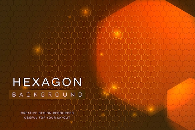 Hexagon patterned background