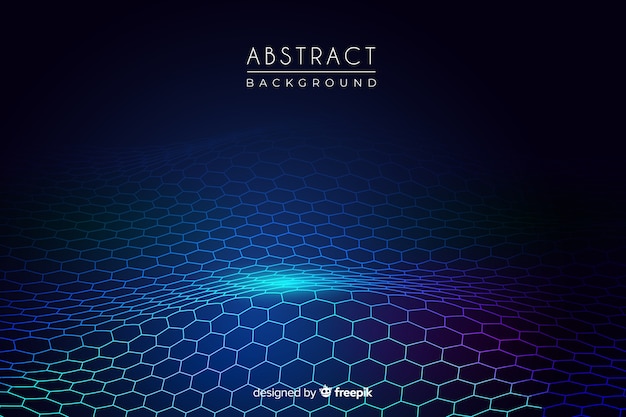 Free vector hexagonal net background