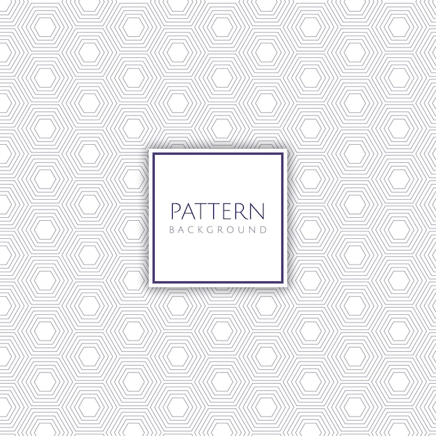 Free vector hexagonal pattern background