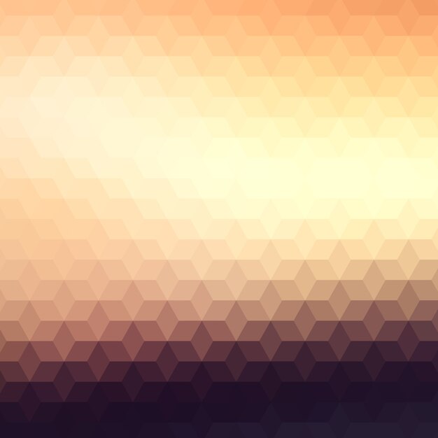 Free vector hexagonal shapes background