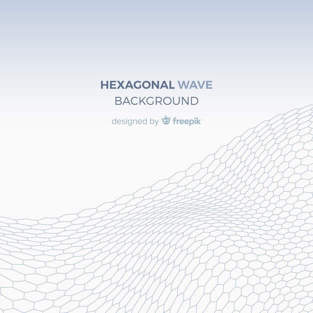 Hexagonal wave background