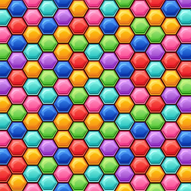 Hexagons background.