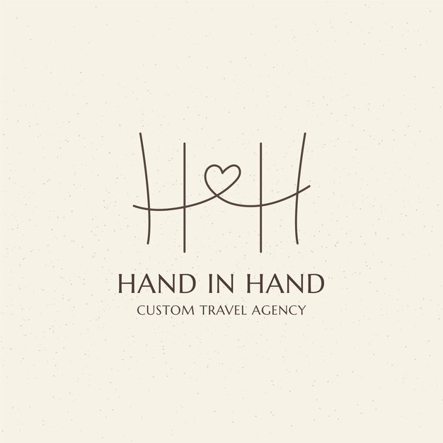 Hh logo monogram design