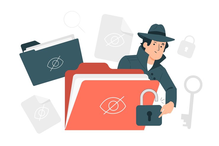 Free Vector hidden concept illustration