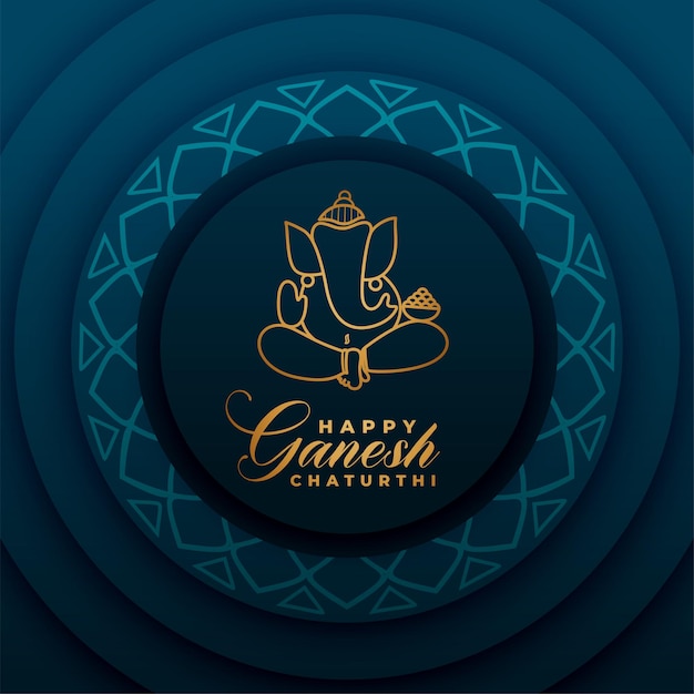 Hindu festival ganesh chaturthi celebration background